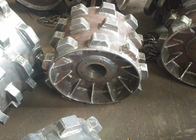 Material modificado para requisitos particulares de la rueda Q345B de la compactación del excavador con el buen sistema del lubricante